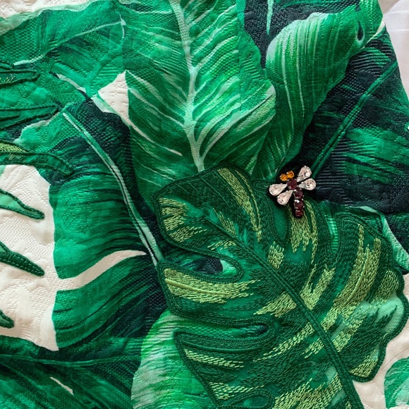 GORGEOUS DOLCE & GABBANA Green Leaf Skirt - Picture 5 of 8